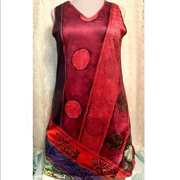 chinese dress ladies MISSKY Women's 3/4 Sleeve Pocket Loose Midi Casual Red Dresses for Women  (XL,Wine) at Amazon Women's Clothing store main image 1